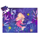 Djeco Puzzle v krabičke Ella, morská panna, 36 dielov – Ella the mermaid