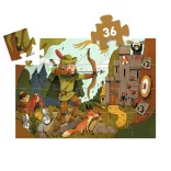 Djeco Puzzle v krabičke Robin Hood 36 dielov - Robin Hood