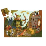 Djeco Puzzle v krabičke Robin Hood 36 dielov - Robin Hood