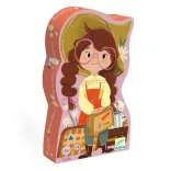 Djeco Puzzle v krabičke Mia na cestách, 36 dielov - Mia's Journey