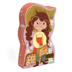   Djeco Puzzle v krabičke Mia na cestách, 36 dielov - Mia's Journey