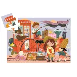 Djeco Puzzle v krabičke Mia na cestách, 36 dielov - Mia's Journey