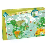 Djeco Pozorovacie puzzle Úžasný svet - Around the world