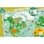 Djeco Pozorovacie puzzle Úžasný svet - Around the world