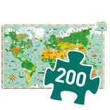 Djeco Pozorovacie puzzle Úžasný svet - Around the world