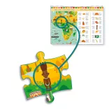 Djeco Pozorovacie puzzle Úžasný svet - Around the world