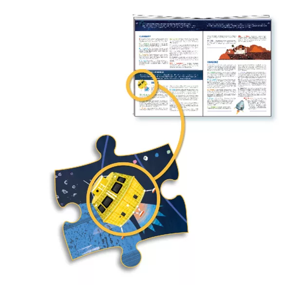 Djeco Pozorovacie puzzle – Vesmír, 200 dielov