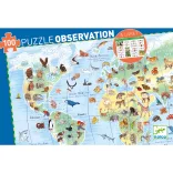 Djeco Pozorovacie puzzle Zvieratá Zeme - Animals of the earth
