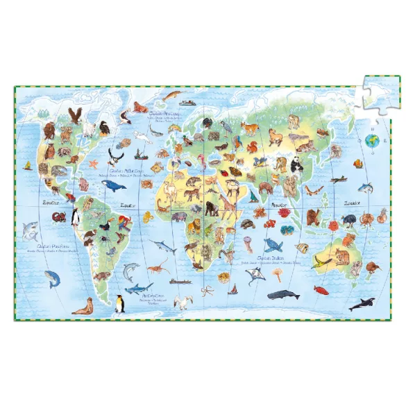 Djeco Pozorovacie puzzle Zvieratá Zeme - Animals of the earth