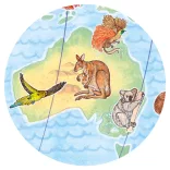 Djeco Pozorovacie puzzle Zvieratá Zeme - Animals of the earth