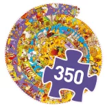 Djeco Puzzle na pozorovanie, história – špirálové puzzle
