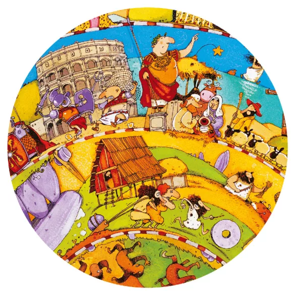 Djeco Puzzle na pozorovanie, história – špirálové puzzle
