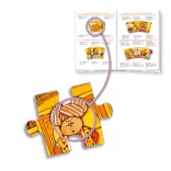 Djeco Puzzle na pozorovanie, história – špirálové puzzle