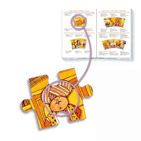 Djeco Puzzle na pozorovanie, história – špirálové puzzle