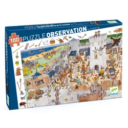 Djeco Pozorovacie puzzle – Nedobytný hrad