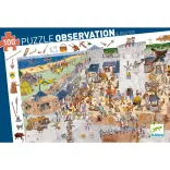 Djeco Pozorovacie puzzle – Nedobytný hrad