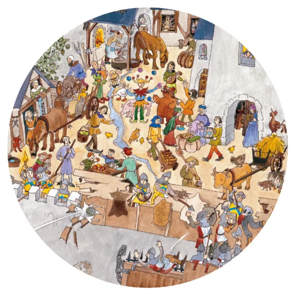 Djeco Pozorovacie puzzle – Nedobytný hrad
