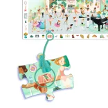 Djeco Pozorovacie puzzle Baletná škola 100 dielov - The dance school