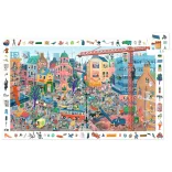 Djeco Pozorovacie puzzle Mesto 200 dielov - The city