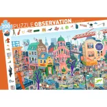 Djeco Pozorovacie puzzle Mesto 200 dielov - The city