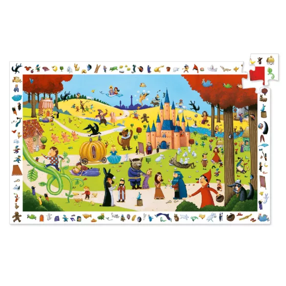Djeco Pozorovacie puzzle Rozprávky 54 dielov - Tales