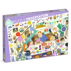   Djeco Pozorovacie puzzle Narodeninová oslava, 54 dielov – Birthday Party