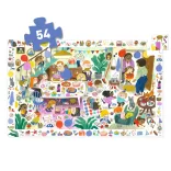 Djeco Pozorovacie puzzle Narodeninová oslava, 54 dielov – Birthday Party