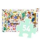 Djeco Pozorovacie puzzle Narodeninová oslava, 54 dielov – Birthday Party