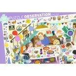 Djeco Pozorovacie puzzle Narodeninová oslava, 54 dielov – Birthday Party