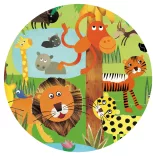 Djeco Pozorovacie puzzle Džungľa 35 dielov - Jungle
