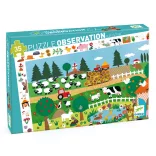 Djeco Pozorovacie puzzle Farma 35 dielov - The farm