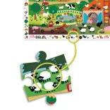 Djeco Pozorovacie puzzle Farma 35 dielov - The farm