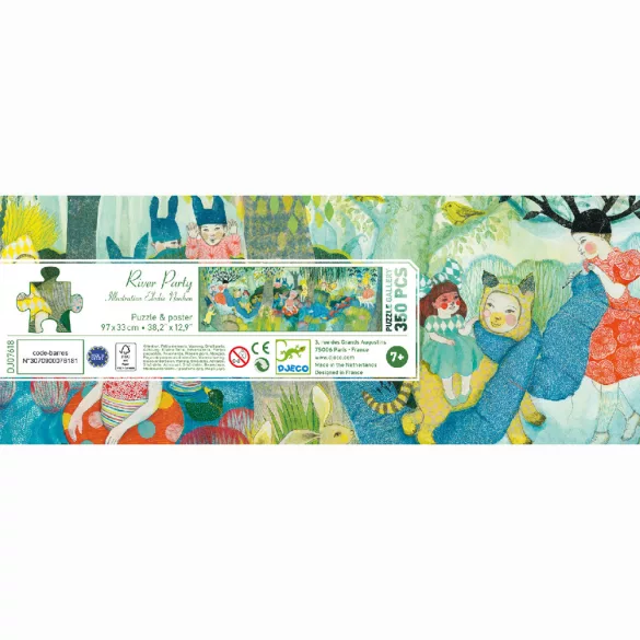 Djeco Umelecké puzzle, Piknik pri rieke