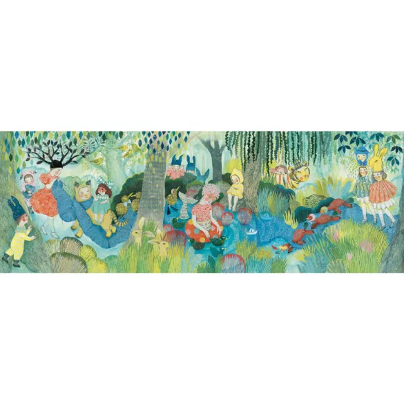 Djeco Umelecké puzzle, Piknik pri rieke