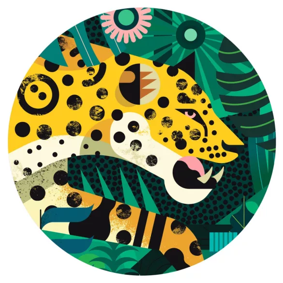 Djeco Umelecké puzzle, Leopard