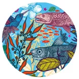 Djeco Umelecké puzzle Zem a more 1000 dielov - Land and Sea