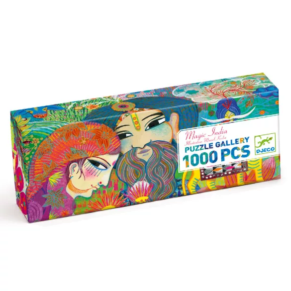 Djeco Umelecké puzzle, Kúzelná India, 1000 dielov
