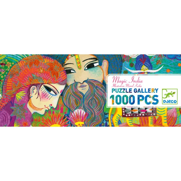 Djeco Umelecké puzzle, Kúzelná India, 1000 dielov
