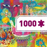 Djeco Umelecké puzzle, Kúzelná India, 1000 dielov