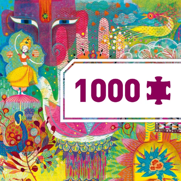 Djeco Umelecké puzzle, Kúzelná India, 1000 dielov