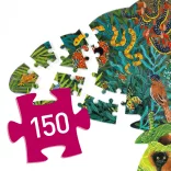 Djeco Umelecké puzzle, Chameleón