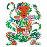 Djeco Umelecké puzzle, Opica