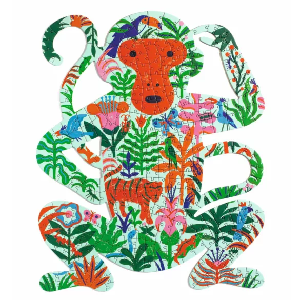 Djeco Umelecké puzzle, Opica