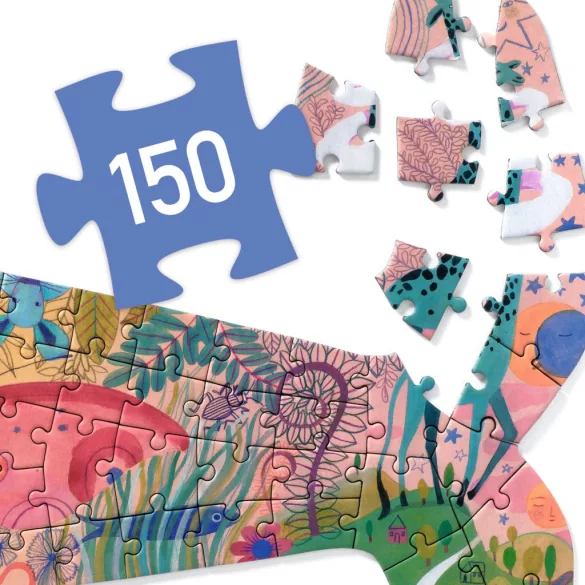 Djeco Umelecké puzzle, Veľryba