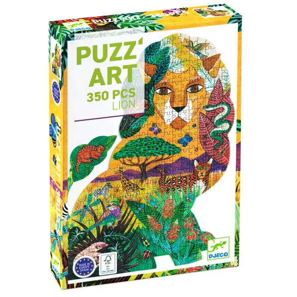 Djeco Umelecké puzzle Lev 350 dielov - Lion
