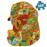 Djeco Umelecké puzzle Medvede 350 dielov - Bears