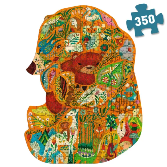 Djeco Umelecké puzzle Medvede 350 dielov - Bears