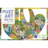 Djeco Umelecké puzzle Leničiar 500 dielov – The sloth