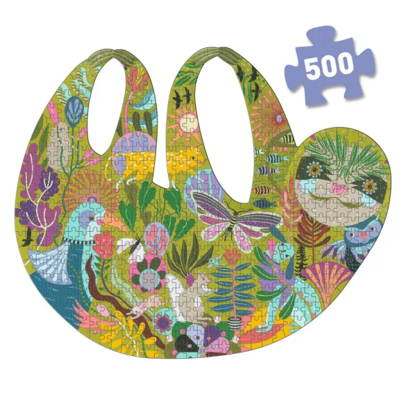 Djeco Umelecké puzzle Leničiar 500 dielov – The sloth
