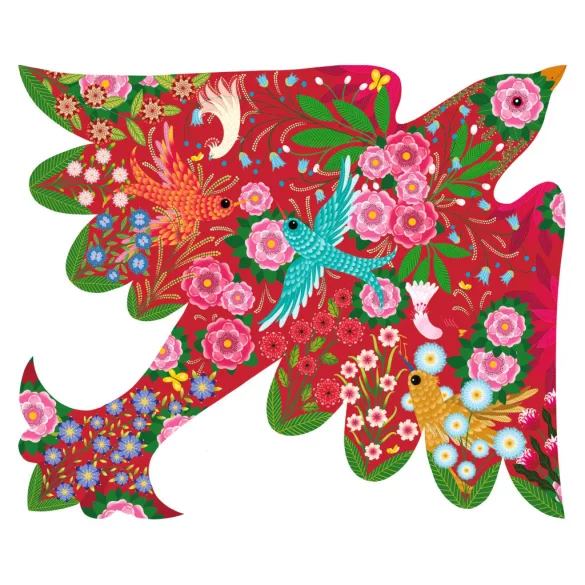 Djeco Umelecké puzzle Vták 500 dielov - Bird